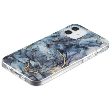 iPhone 12 Noble Navy Marble Case