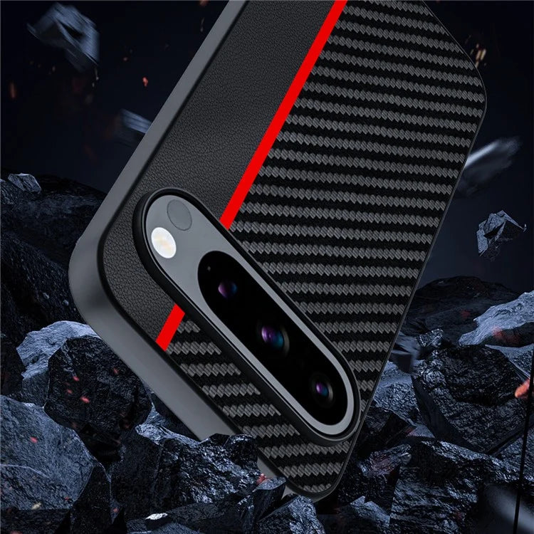 Pixel 9 Case Carbon Leather Mix