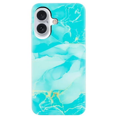iPhone 16 Plus Celestial Breeze Marble Case