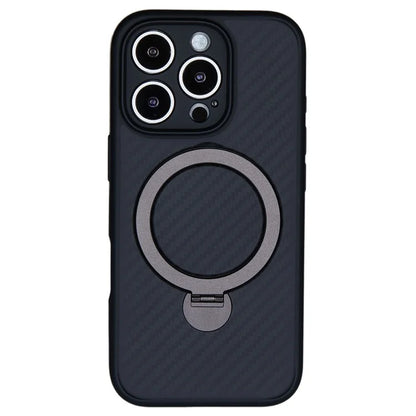 iPhone 16 Pro MagSafe Carbon Case with Ring Holder