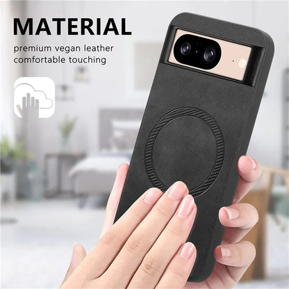 Pixel 8 Case Premium Vegan Leather MagSafe
