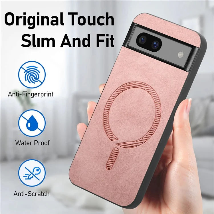 Pixel 7 Case Premium Vegan Leather MagSafe
