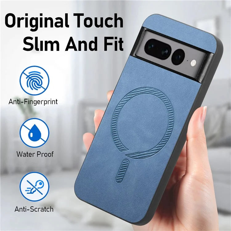 Pixel 7 Pro Case Premium Vegan Leather MagSafe
