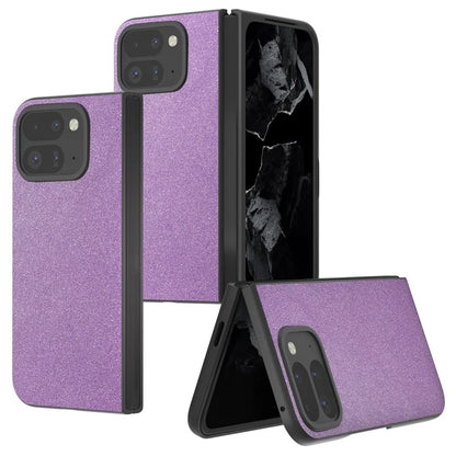 Pixel 9 Pro Fold Case Purple Glitter