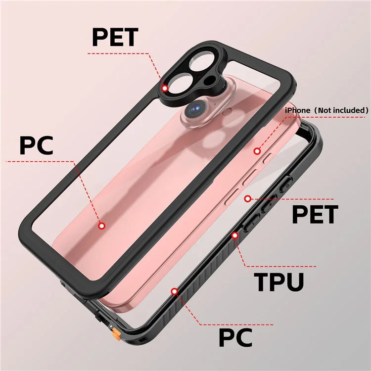 iPhone 16 Waterproof Case IP68 FS Series