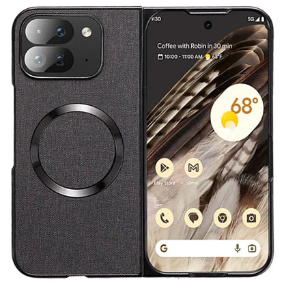 Pixel 9 Pro Fold Case Cloth Texture MagSafe