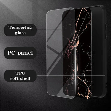 Pixel 9 Pro XL Case Emerald Marble