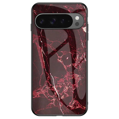 Pixel 9 Pro XL Case Blood Red Marble