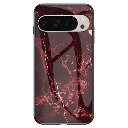 Pixel 9 Pro Case Blood Red Marble