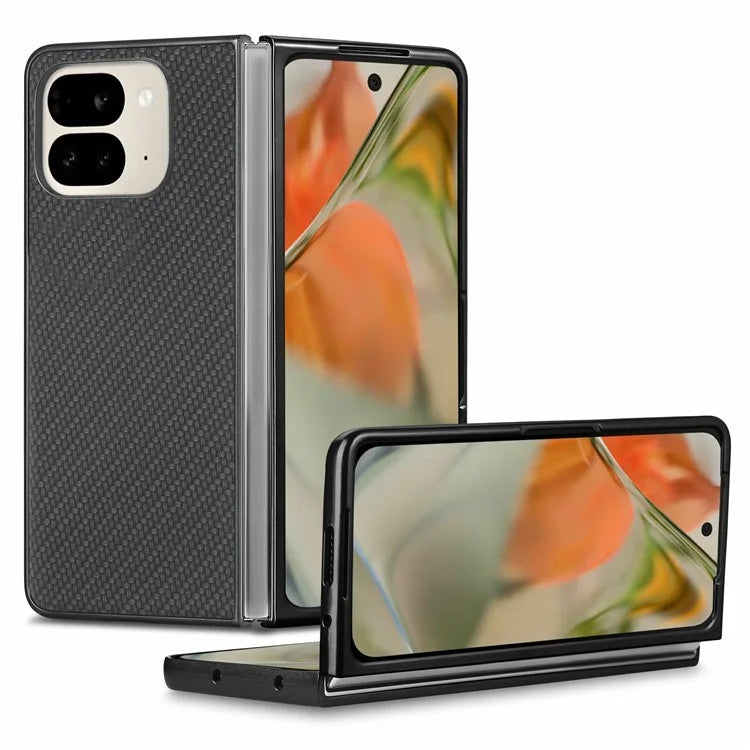 Pixel 9 Pro Fold Case Carbon Leather