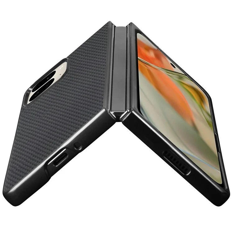 Pixel 9 Pro Fold Case Carbon Leather