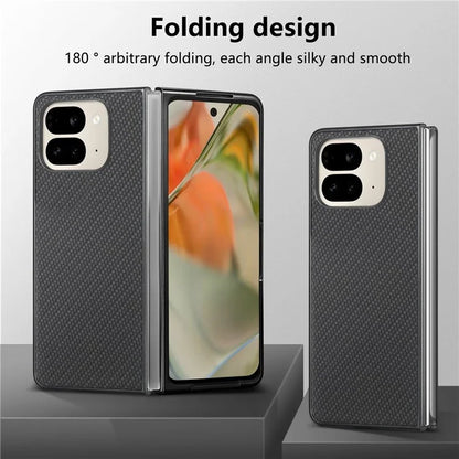 Pixel 9 Pro Fold Case Carbon Leather