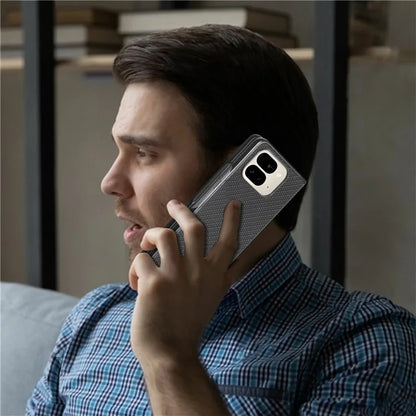 Pixel 9 Pro Fold Case Carbon Leather