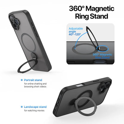 iPhone 16 Plus Oynx Black 360 MagSafe Case