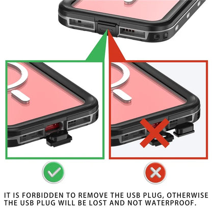 iPhone 15 Pro Waterproof Case MagSafe IP68