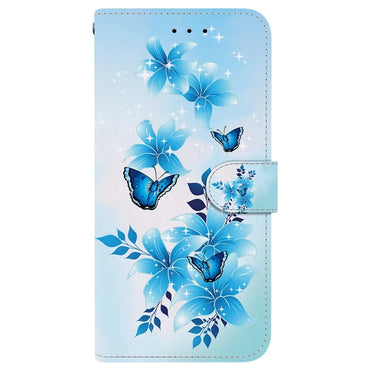 iPhone 16 Blue Butterfly Case Wallet
