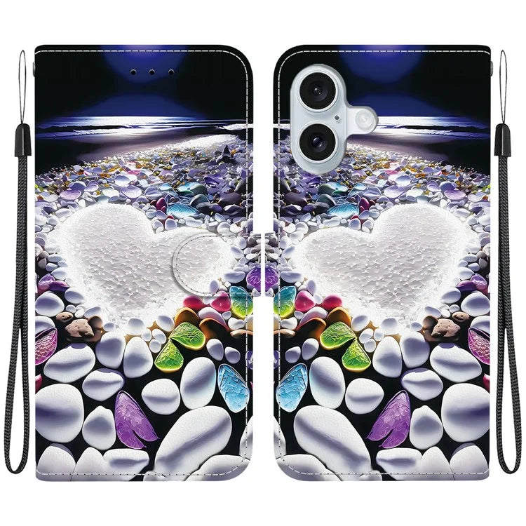 iPhone 16 Plus Heart Gem Case Wallet