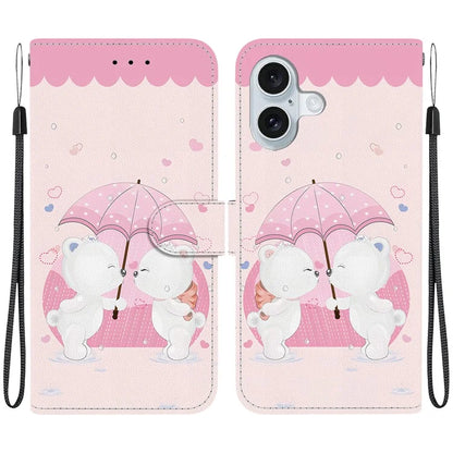 iPhone 16 Plus Couple Bear Case Wallet