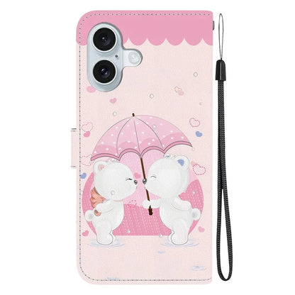 iPhone 16 Plus Couple Bear Case Wallet