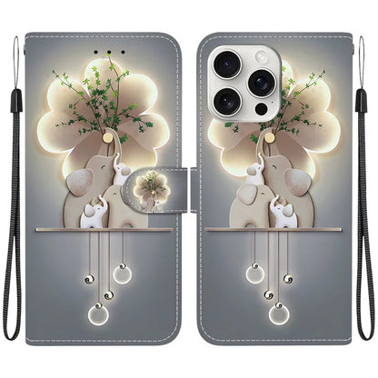 iPhone 16 Pro Elephant Glow Case Wallet