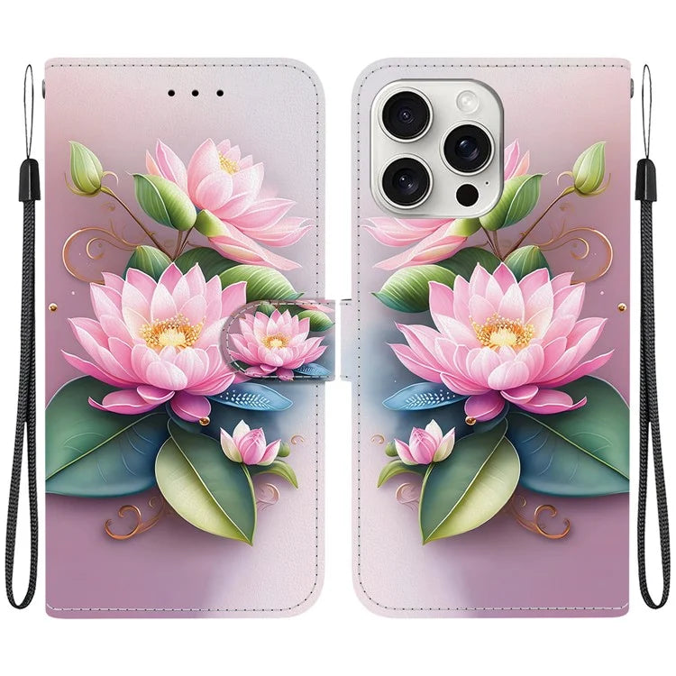 iPhone 16 Pro Max Lotus Case Wallet