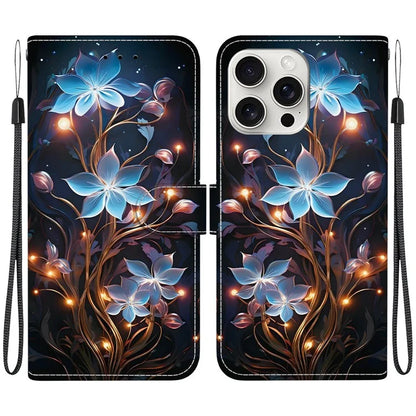 iPhone 16 Pro Max Lantern Flower Case Wallet