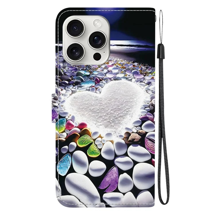 iPhone 16 Pro Max Heart Gem Case Wallet