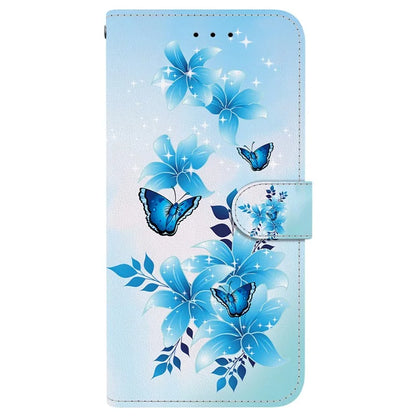 Samsung Galaxy S25 Ultra Blue Butterfly Case Wallet