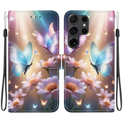 Samsung Galaxy S25 Ultra Floral Butterfly Case Wallet