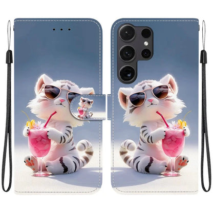 Samsung Galaxy S25 Ultra Chilling Tiger Case Wallet