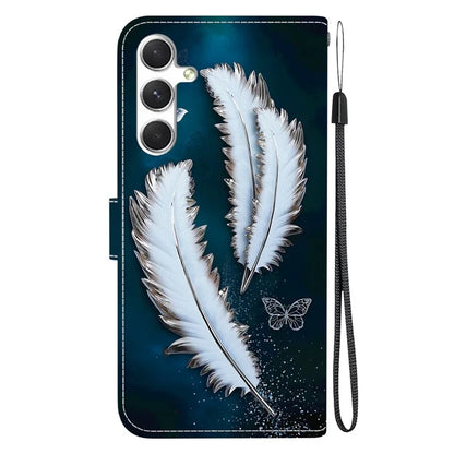 Samsung Galaxy S25 Plus Butterfly Feather Case Wallet