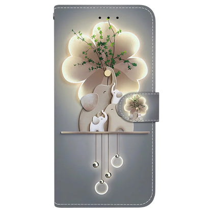 Samsung Galaxy S25 Plus Elephant Glow Case Wallet
