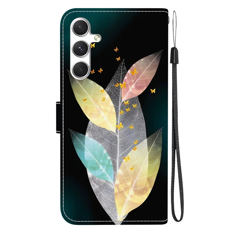 Samsung Galaxy S25 Plus Butterfly Leaves Case Wallet