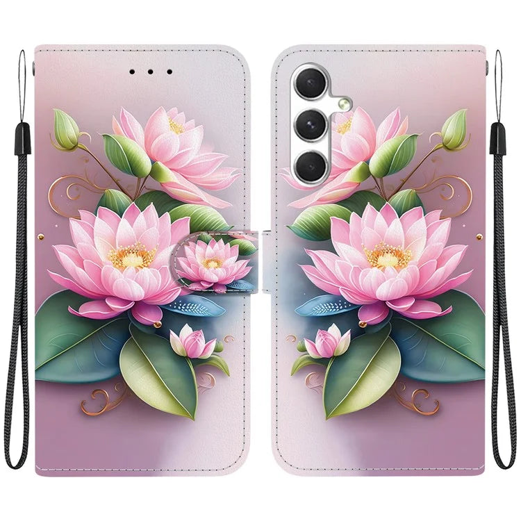 Samsung Galaxy S25 Plus Lotus Case Wallet