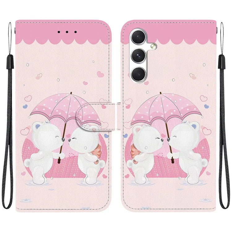 Samsung Galaxy S25 Couple Bear Case Wallet