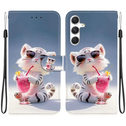 Samsung Galaxy S25 Chilling Tiger Case Wallet