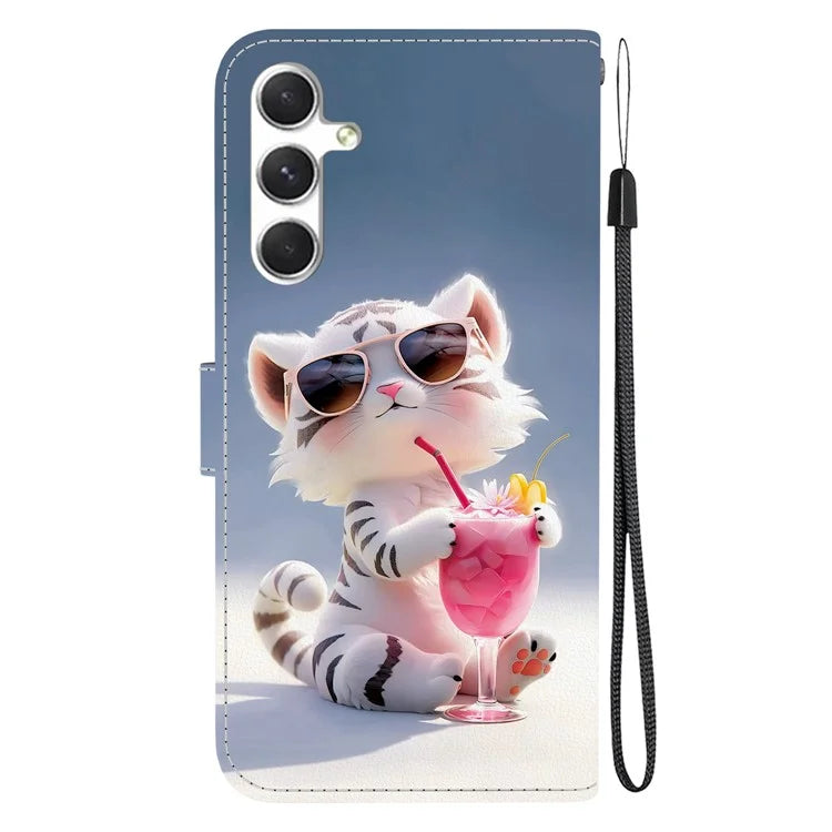 Samsung Galaxy S25 Chilling Tiger Case Wallet