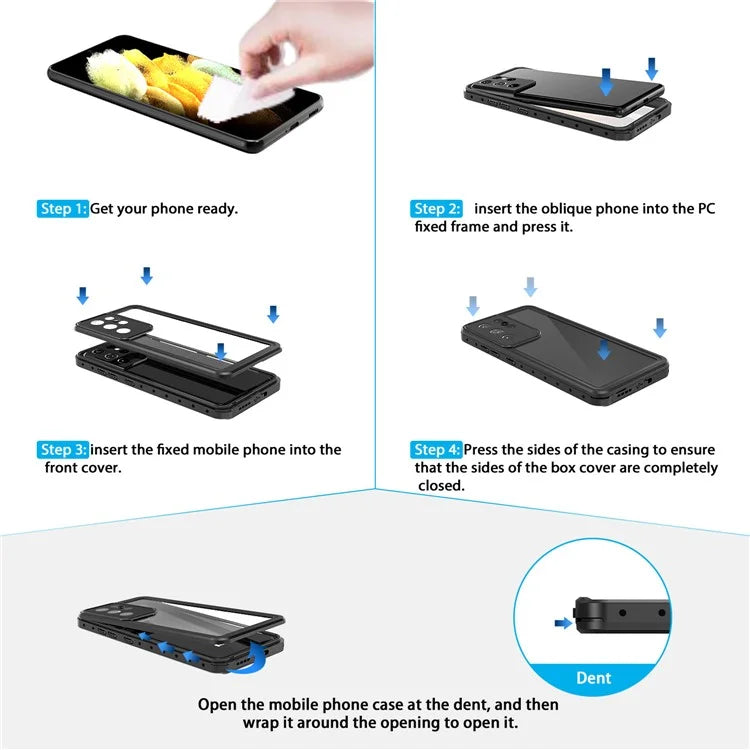 Samsung Galaxy S21 Plus Waterproof Case IP68