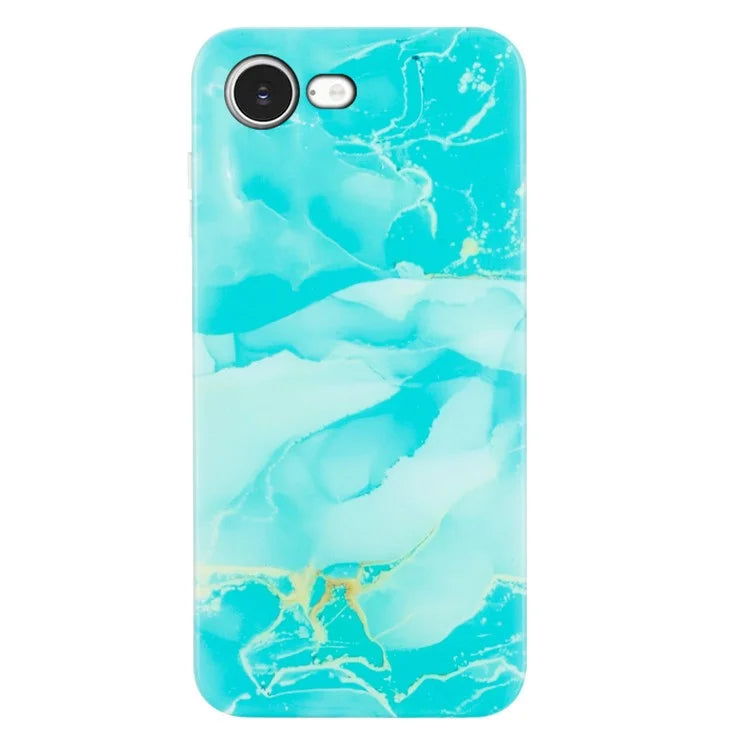 iPhone 16e Celestial Breeze Marble Case