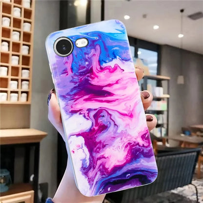 iPhone 16e Mystic Aura Marble Case