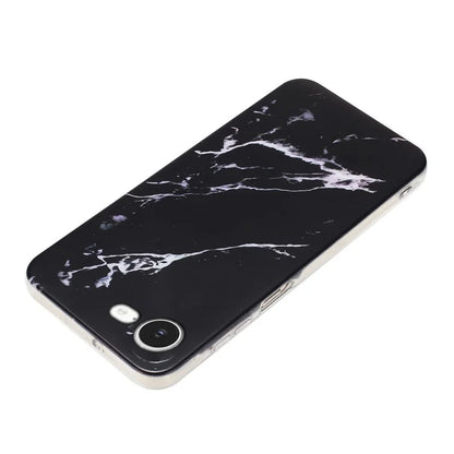 iPhone 16e Midnight Stone Marble Case