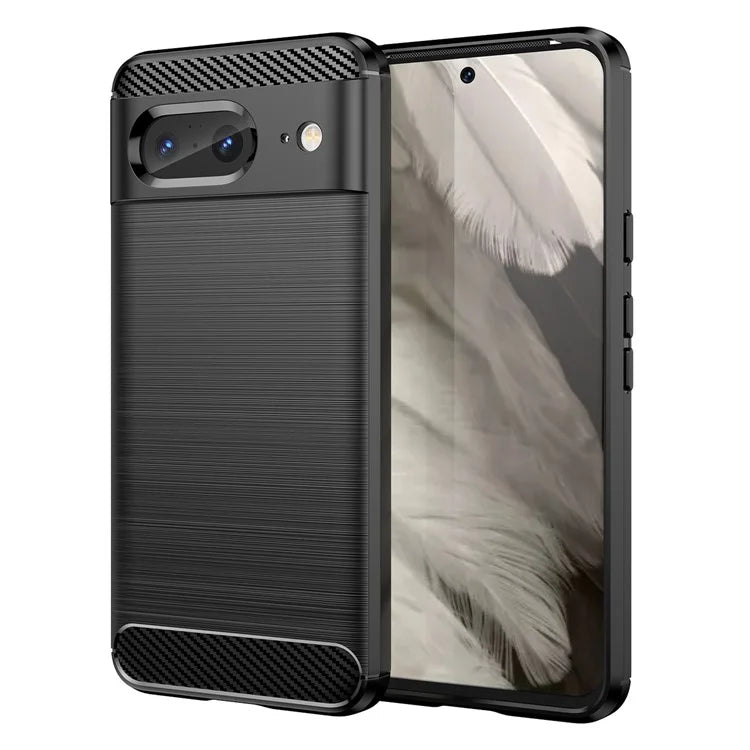 Pixel 8 Case Brushed Surface Carbon Fiber