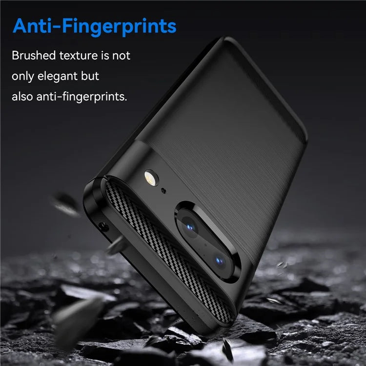 Pixel 8 Case Brushed Surface Carbon Fiber