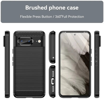 Pixel 8 Case Brushed Surface Carbon Fiber