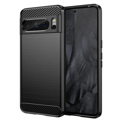 Pixel 8 Pro Case Brushed Surface Carbon Fiber