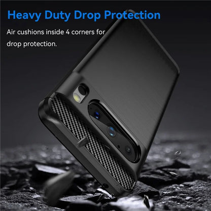 Pixel 8 Pro Case Brushed Surface Carbon Fiber