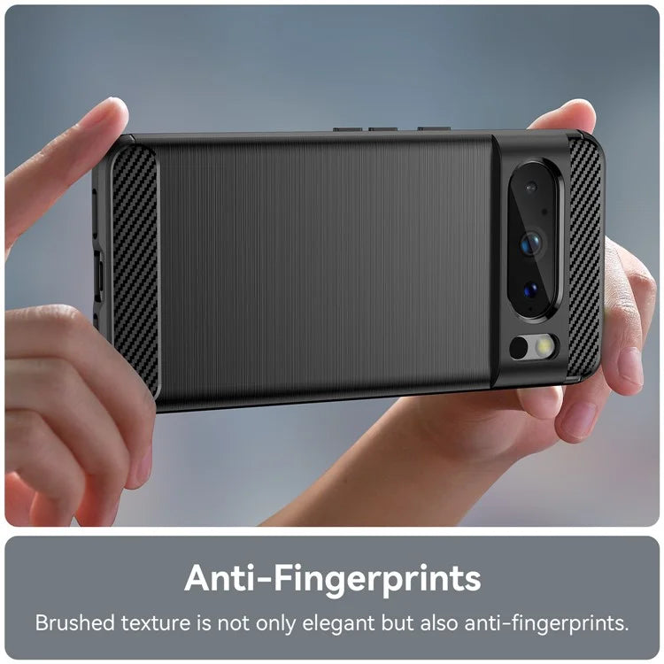 Pixel 8 Pro Case Brushed Surface Carbon Fiber