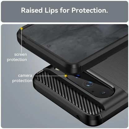 Pixel 8 Pro Case Brushed Surface Carbon Fiber