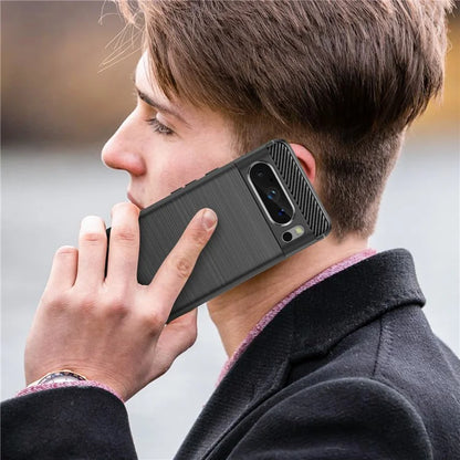 Pixel 8 Pro Case Brushed Surface Carbon Fiber