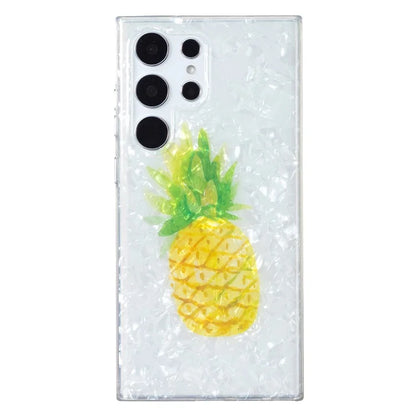 Samsung Galaxy S23 Ultra White Pine Marble Case
